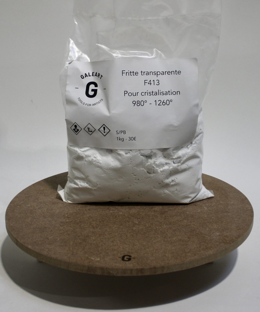 Fritte transparente-F413 pour cristalisation S/Pb