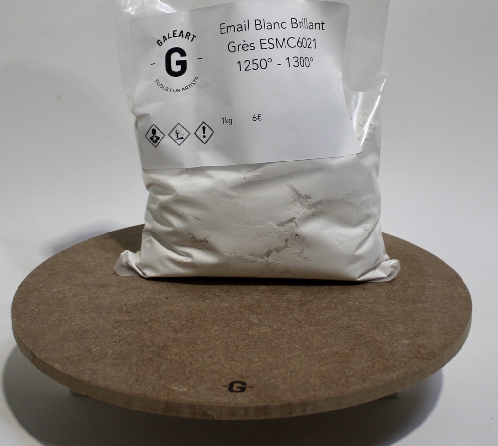 Email blanc brillant grès-ESMC6021, HT 1kg