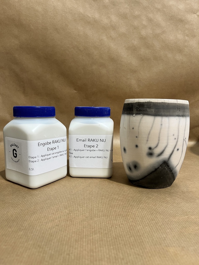 Kit Raku Nu (émail et engobe)