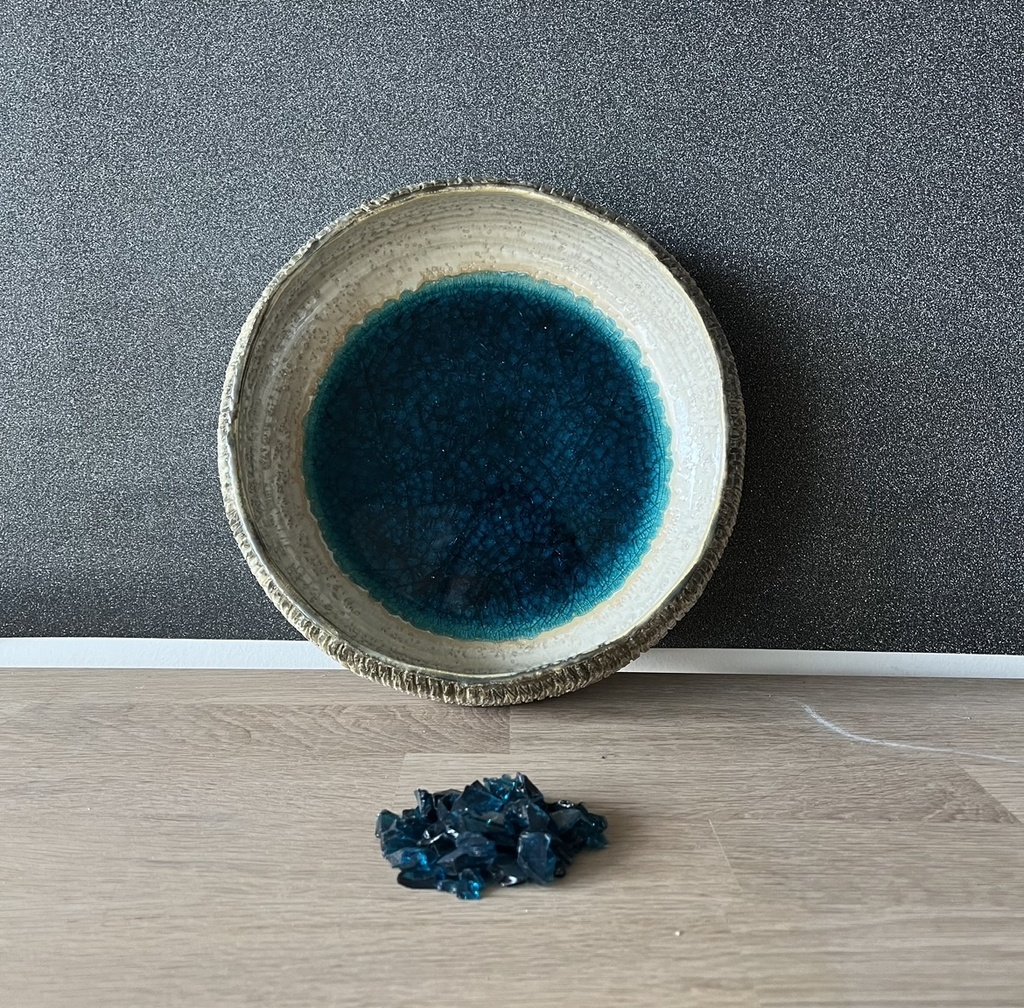 Eclats de verre- Bleu- 500g