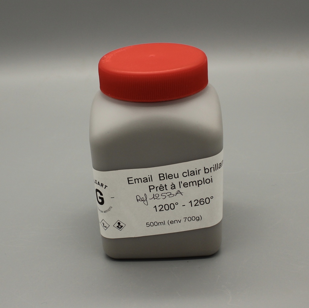 Email bleu clair brillant - 1253A - 500ml - Prêt à l'emploi - HT