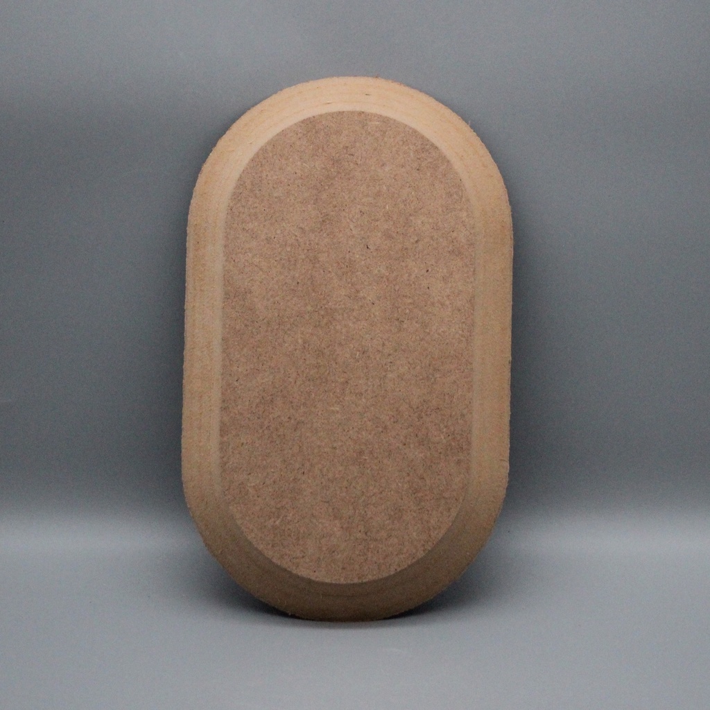 Moule d'estampage ovale - Format moyen - MDF