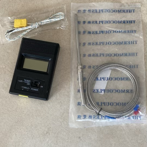 thermocouple sonde type K et boîtier numérique