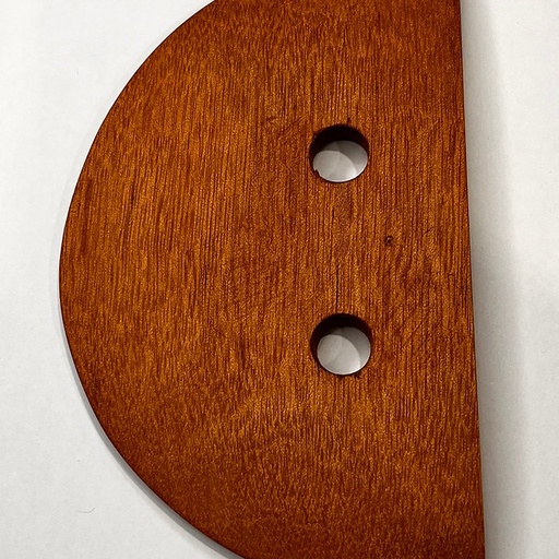 Estèque en demi-lune Bois exotique