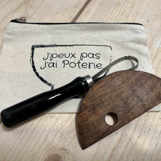 Pochette zippée