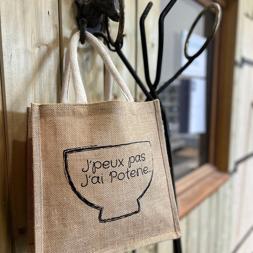 Cabas "j'peux pas j'ai poterie"