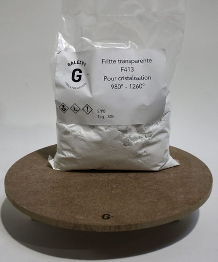 Fritte transparente-F413 pour cristalisation S/Pb