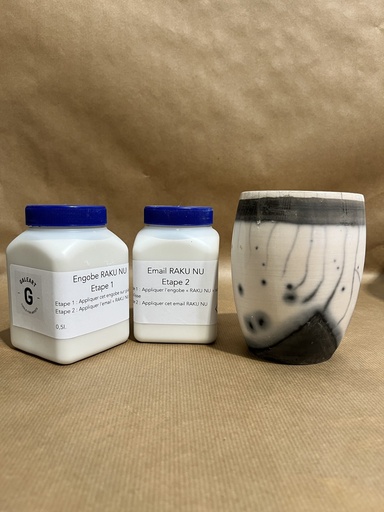 Kit Raku Nu (émail et engobe)