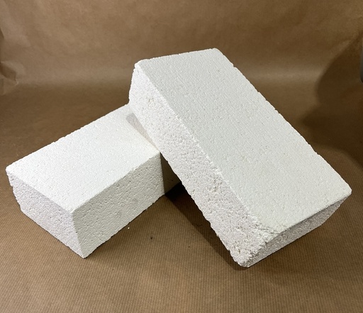 Brique réfractaire JM 23 - 220X110X60mm