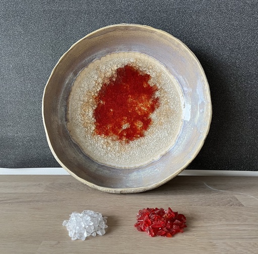 Eclats de verre- Rubis- 500g