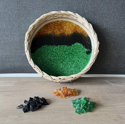 Eclats de verre- Vert- 500g