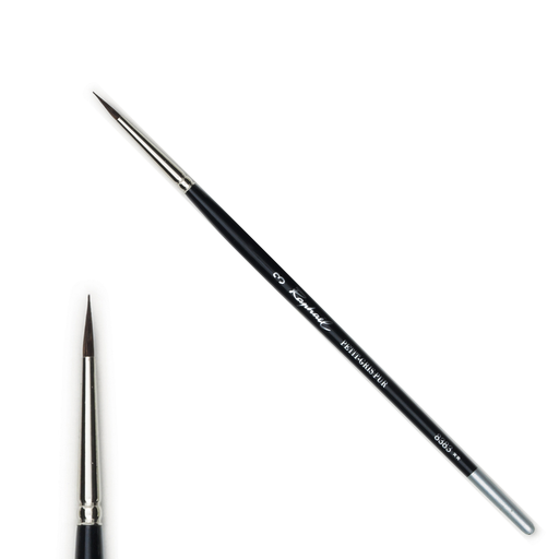 Pinceau aquarelle petit gris extra pur n°3 rond