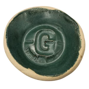 Email bleu vert mat soie mouchetée - 1275a - 1kg