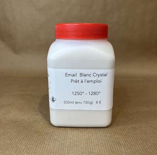 Email blanc cristal-10218 S/Pb, HT prêt à l'emploi