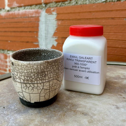 Émail Galeart RAKU TRANSPARENT