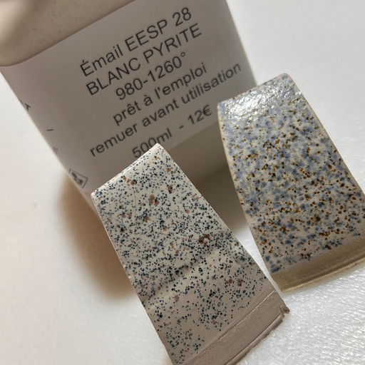 Émail Blanc pyrité - EESP28 S/Pb, BT-HT, prêt à l'emploi - 500mL 